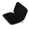 Harmonica Case for Multiple Harmonicas, Pu Leather Zippered Harmonica Carrying