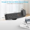 CCCEI Desk Clamp Power Strip with USB-A and USB-C Ports,