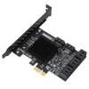 PCI E to SATA3.0 Expansion Card 8 Ports Adapter Riser