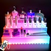 12 IN Clear Display Riser Stand with LED Light， Acrylic