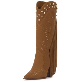 Jessica Simpson Women's Rosera Mid Calf Boot, Tuscan Tan, 7