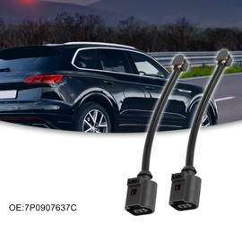 ACROPIX Rear Brake Pad Electronic Wear Sensor Indicator Replacement Fit for Volkswagen Touareg - Pack of 2 Black