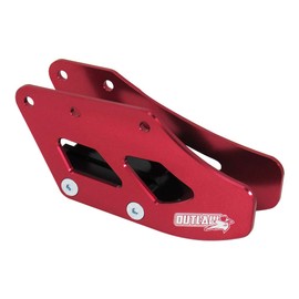 Outlaw Racing OR2798R Red Rear Aluminum Chain Guide Slider Guard Compatible with Honda CR125R 05-07 Swingarm Protector Guard