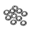 sourcing map Pack of 10 M6 Star Lock Washers 5.5