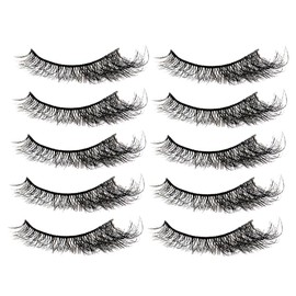 LALAFINA Fake Eyelashes for Women Natural Look Volume Lashes for Makeup Supplies Cosplay and Special Occasions Lightweight and Comfortable Faux Lashes for Stunning Eye Look