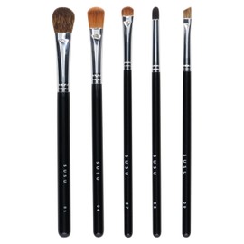 Susu Eyeshadow Brush, Liner Brush, Pencil Brush, Eyebrow Brush, Set of 5, Makeup Brush, Kumano Brush, Face, Eye Makeup