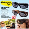 Polaryte Uni Adult Polarized Goggles Sunglasses Black Frame Black Lens