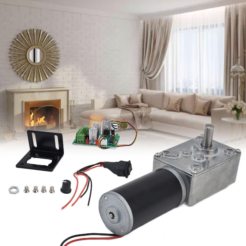 Pyhodi DC 12V DC Worming Gear Motor, Engine Mini Turbines
