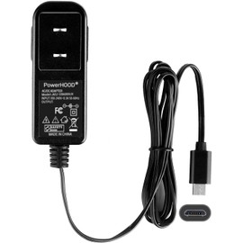 PowerHOOD 5V Micro-USB AC Adapter Compatible with Phomemo P3100 P3100D D30 T02 M02 M02S Label Maker Printer 5VDC DC5V 5volt 5.0 Volts Power Supply Cord Wall Plug Charger Cable PSU Mains