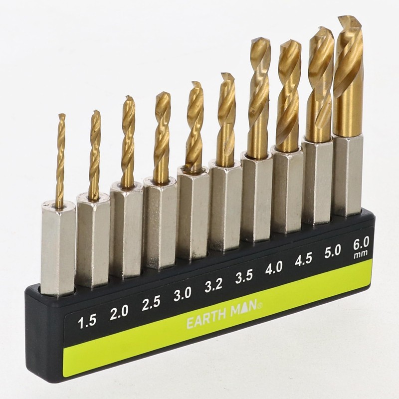 Takagi Earth Man Short Ironwork Drill, Set of 10, 0,