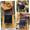 Creator Shoulder Bag, Genuine Leather, Men's Bag, Vertical Type, Cross-Body