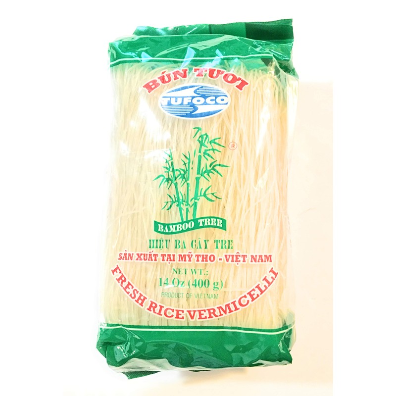 4 Pack Bamboo Tree Fresh Rice Vermicelli 14 Oz Each