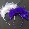 Nnverseryy Women's 20s 50s Feather Fascinator Headband Hairband Hat Tea