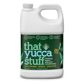 ThatYuccaStuff – Natural Soil Conditioner & Wetting Agent – 97% Yucca Schidigera Extract with Citric & Humic Acids – Boosts Water Penetration, Root Growth & Plant Health – Non-Toxic, Eco-Friendly