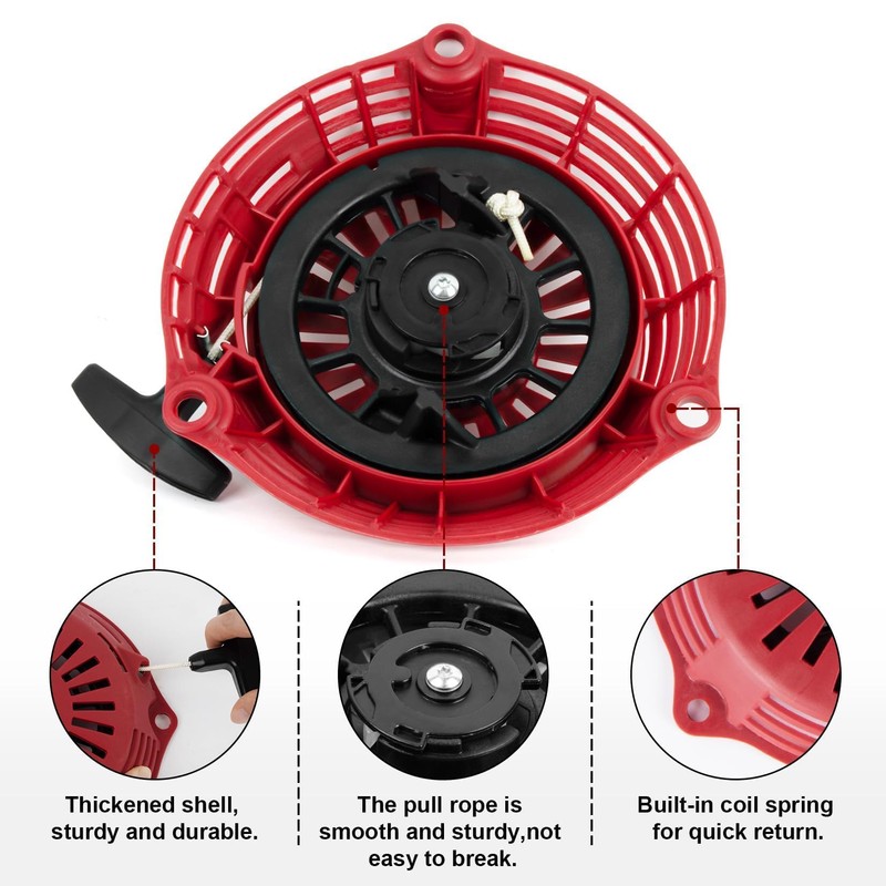 GCV190 GC190 Pull Start Lawn Mower Recoil Starter Compatible with