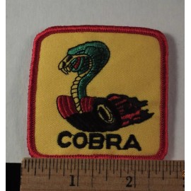 SHELBY COBRA Embroidered Iron-On  PATCH------
