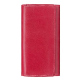 VISCONTI Monza Collection Large Italian Luxury Leather Purse/Wallet for Ladies - (MZ12) (Red)