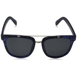 Eyelevel Men's BRANDON BRANDON Rectangular Polarized Sunglasses 50, Blue/Grey Polarized