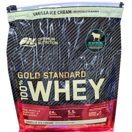 Optimum Nutrition Gold Standard 100% Whey Vanilla 5.47 Lbs EXP 03/2027