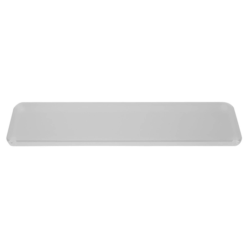 Keyboard Wrist Rest 0.4 to 0.6in Slope Ergonomic Clear Acrylic