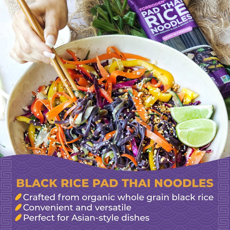 Lotus Foods Organic Forbidden Rice Pad Thai Noodles - Asian