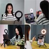 Mini 4 Inch LED Ring Light Clip-on Laptop Video Conference