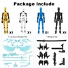 4PCS T13 Action Figure Already Assembled,Dummy 13 Action Figure, 3D