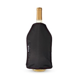 Innovine Wine Bottle Chiller Sleeve, Freeze Gel Wine Bottle Cooler, Reusable Portable Cooler Sleeve for Travel, Picnics, Camping, Beach Party, Outdoor Event, Fits Standard Bottles, Graphite, 1-Pack