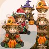 3 Pcs Highland Cow Decor Figurines, Seasonal Holiday Theme