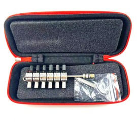 QiDAi Auto Pick and Decoder Tool, 6 Pin Tibbie Lock Picking Tool, Professional Car Locksmith Tool, Open Car Kit(One Set)