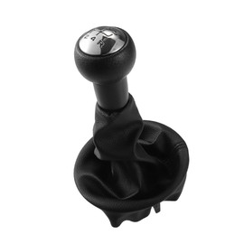 A ABSOPRO 5 Speed Gear Shift Knob w/Boot Cover for Peugeot Partner For Citroen Item Replacement