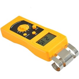 HFBTE Digital Wood Moisture Meter Inductive Moisture Tester for Measuring Wood,Wood Flooring,Fiberboard,Wooden Furniture And Other Wood Materials With Metal Induction Sensor Range 0.00-2.00% 0.0-90.0%