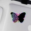 Holographic Decal Stickers of Butterfly Mandalas Flowers Premium Waterproof Vinyl