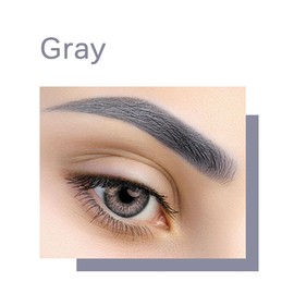 Eyebrow Pen Long-lasting Water-proof for Soft Textured Natural Daily Look Eyebrow Pencils for Women Eye Brow Makeup Pencil (Gray)