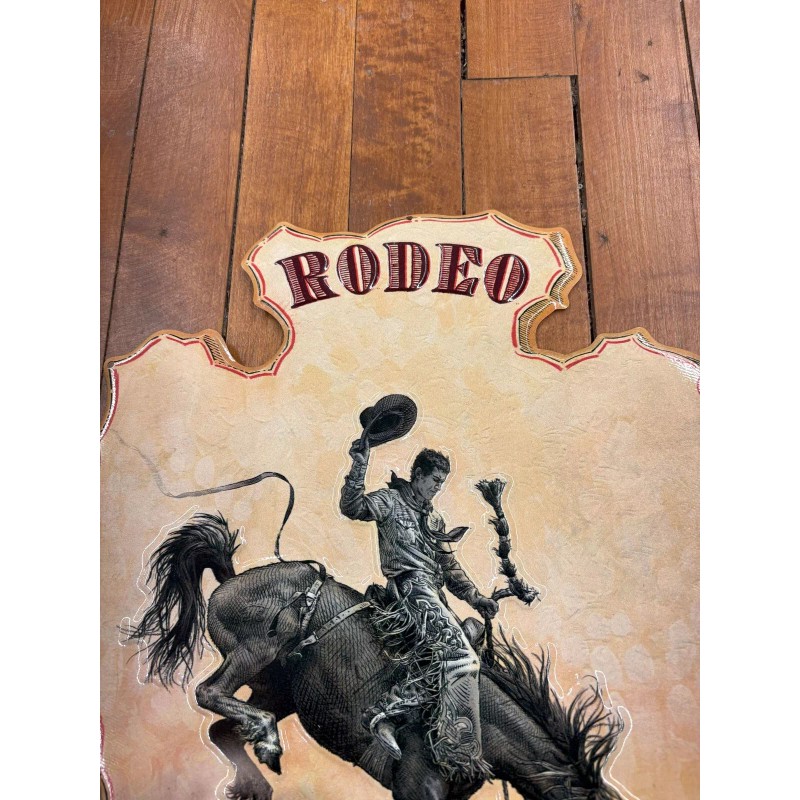 Tin Sign JUST ANOTHER DAY AT THE OFFICE Rodeo poster