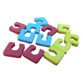 Healeved Toe Separators for Manicure 144 Pack Sponge Toe Spacers Comfortable to Hold for Comfortable and Odorless Random Color