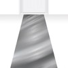 Beistle 30" x 50' Silver Metallic PVC Aisle Runner for