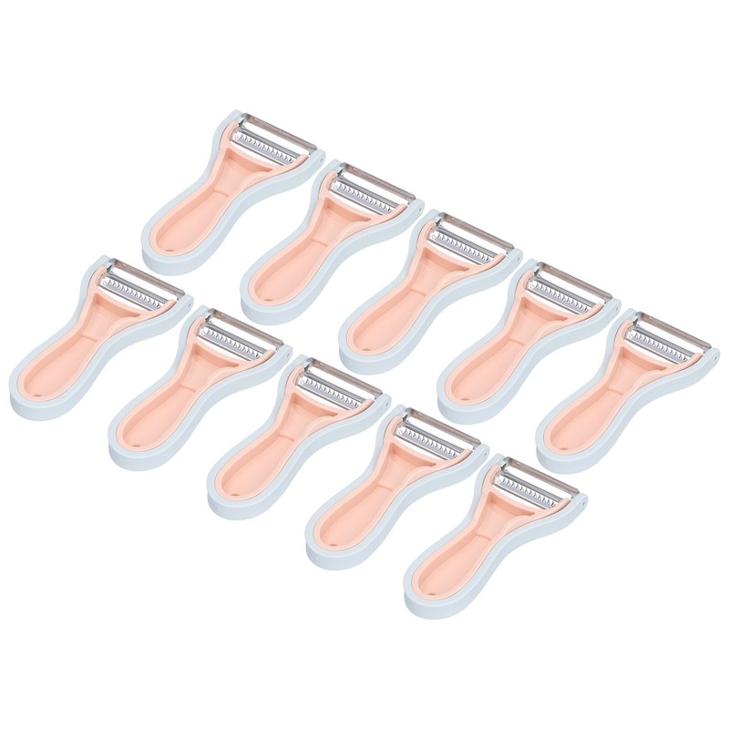 10Pcs 2 in 1 Kitchen Peeler Stainless Steel Potato Vegetable