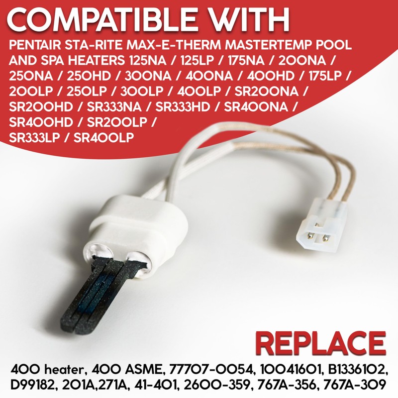 Granatan 77707-0054 Igniter, Pool Heater Igniter Kit Compatible with Pentair