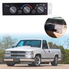 Heater A/C Control Switch Panel Module Without Rear Window Defogger