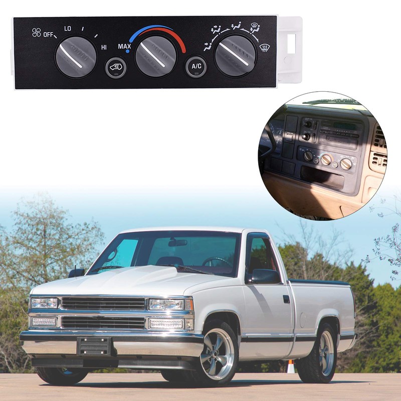 Heater A/C Control Switch Panel Module Without Rear Window Defogger