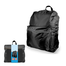 Lizzy Foldaway Travel Lightweight Backpack | Durable Packable Backpack Practical Gifts for Men Women, Casual Daypack for Travelling Walking