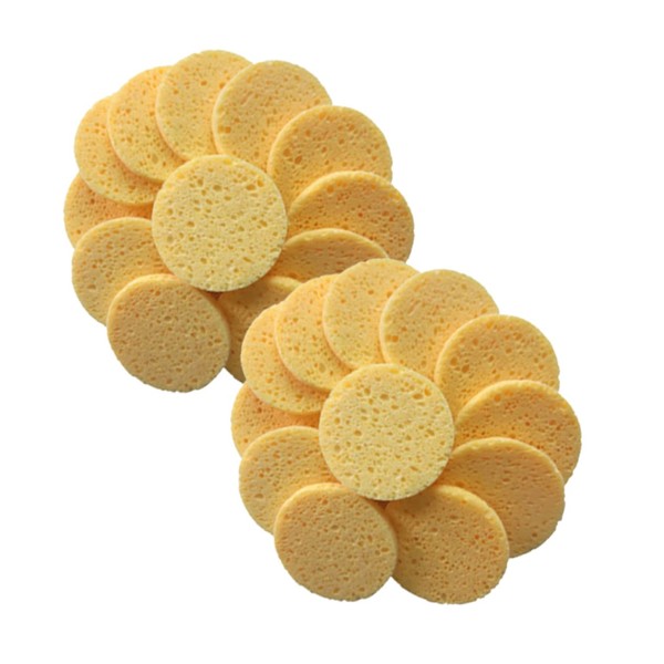 Housoutil Cotton Makeup Remover Pads Skin-friendly 20 Pack Face Sponge