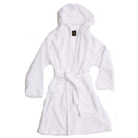 Just Love Velour Solid Robes for Girls 75604-WHT-7-8