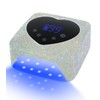 HUGMAPLE Cordless UV Nail Lamp for Gel Nails 72W, Rechargeable