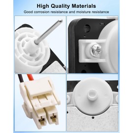 Refrigerator Evaporator Fan Motor Compatible with Electrolux Frigidaire Replace 5304532557 242077707 AP7194947 21584846 PS16745551 FDQJ18EL2F A18234402, Radiator Cooling Fan Control Module