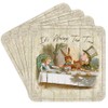 Set of 4 Coasters - Alice's Adventures in Wonderland -