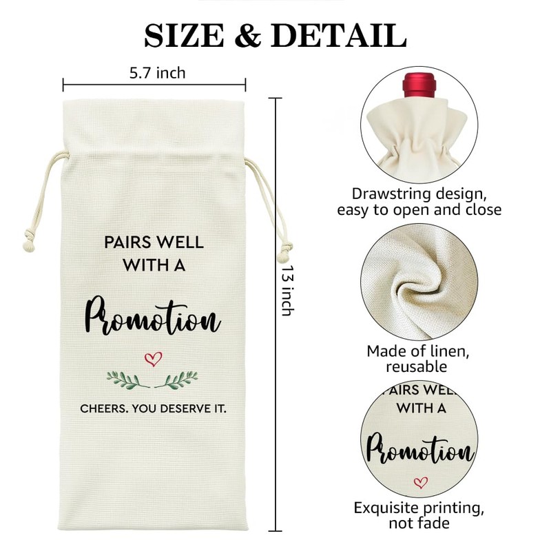 LAGZDFC Pairs Well With A Promotion Wine Champagne Gifts Bag,