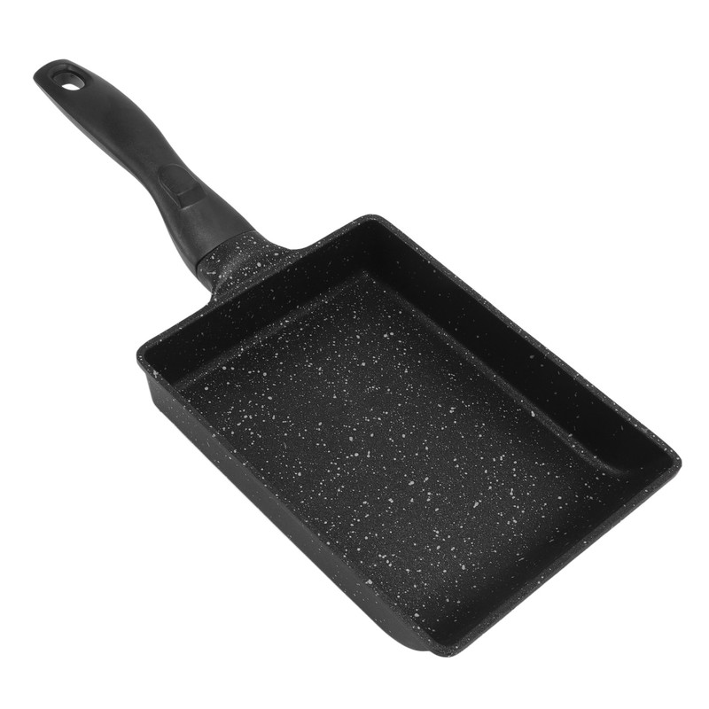 Rectangular Frying Pan Thickened Aluminum Alloy Nonstick Coating Cooking Pan
