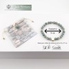 Luxfancy Pulsera Jade Birmano, Set de 2 Pulseras de Piedras